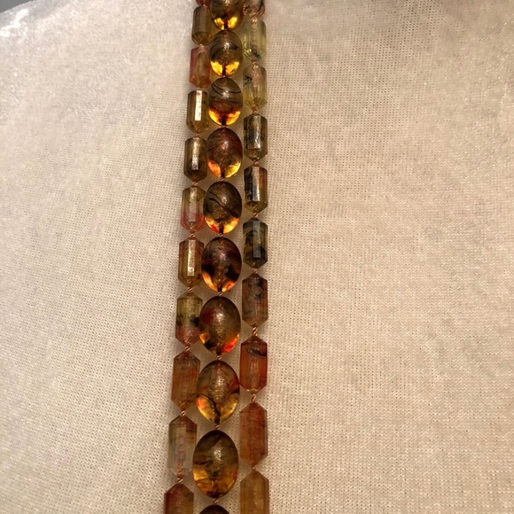 Vintage beaded necklace - Picture 2 of 3